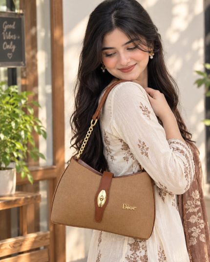 Lock bag [beige color]