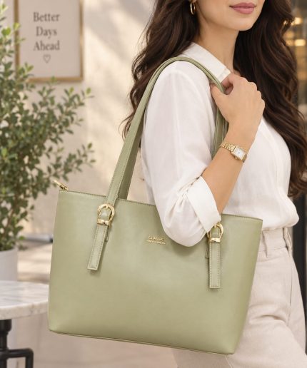 Tote bag [sage green color]